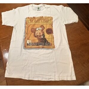 Vtg 90s Muppets Rizzo The Rat Wanted Pizza Kermit Collection RARE T-shirt Size L